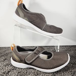 Vionic Sonnet Shoes US 6.5 Gray Mary Jane Sneakers Activewear Comfort #1498-110